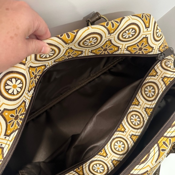 Billabong Retro Floral Canvas Duffel Bag - Picture 2 of 13